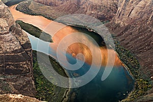 Horseshoe Bend in sunrise light