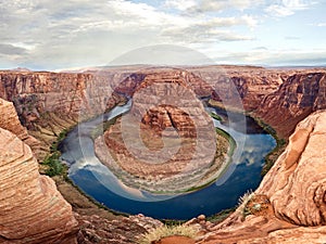 Horseshoe Bend at sunset