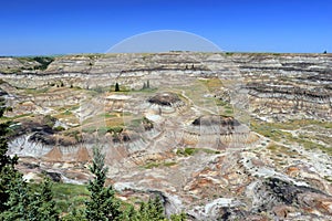 Horseshoe Canyon Badlands near Drumheller, Great Plains, Alberta, Canada