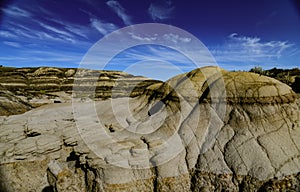 Horseshoe canyon Drumheller badlands photo