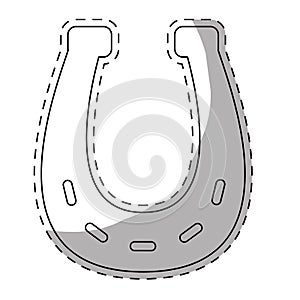 horseshoe equine or luck icon image