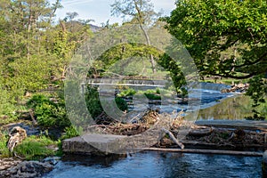 Horseshoe Falls on the River Dee in Wales