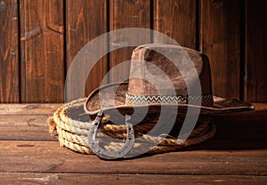 Horseshoe hat lasso