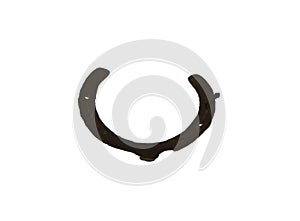 Horseshoe isolated on white background