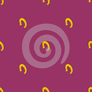 Horseshoe pattern seamless. Horseshoe symbol of happiness