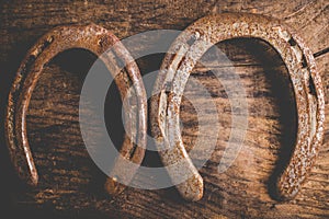 Horseshoes background