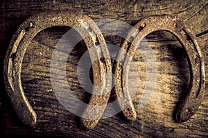 Horseshoes background