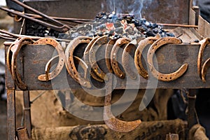 Horseshoes and forge