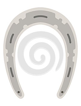 Horseshoes icon. Decorative design element, shoes for horses. Vector illustration on white background