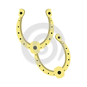 Horseshoes lucky symbol