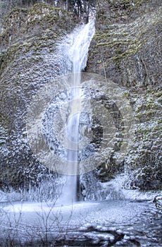 Horsetail Falls Frozen