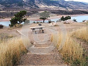 Horsetooth Reservoir in Fort Collins Colorado