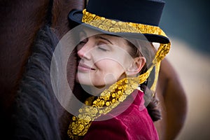 Horsewoman photo