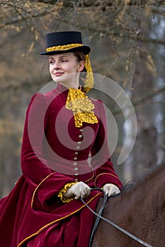 Horsewoman photo