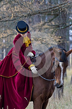 Horsewoman photo