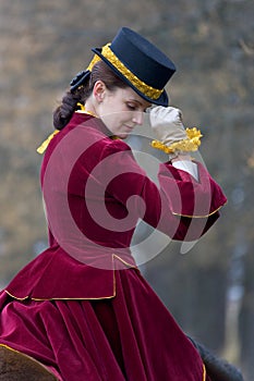 Horsewoman photo