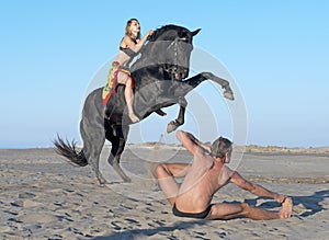 Horsewoman and yogi