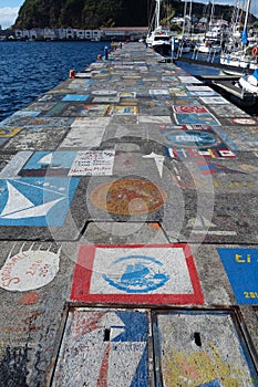 Horta Azores, articrafts of sailors