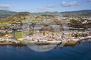 Horta town, Faial island, Azores, Portugal