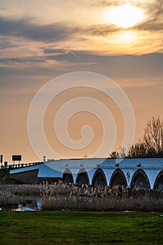 The Hortobagy Bridge, Hungary, World Heritage Site by UNESCO