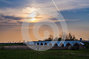 The Hortobagy Bridge, Hungary, World Heritage Site by UNESCO