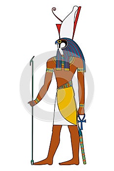 Horus, god of kingship and the sky and tutelary deity in ancient Egypt