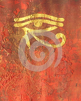 Horus Eye painting