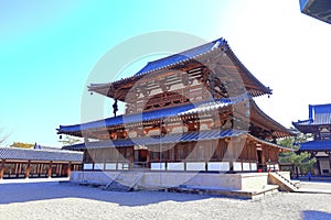 Horyu-ji, a Buddhist temple with world\'s oldest wooden building