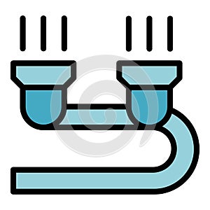 Hose irrigation icon vector flat