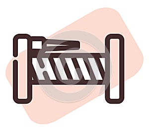 Hose pipe reel, icon