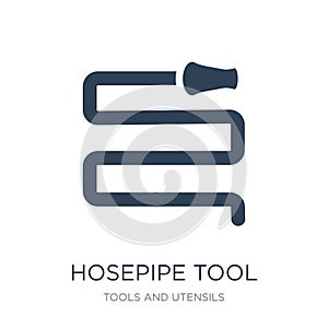 hosepipe tool to extinguish fire or gardening icon in trendy design style. hosepipe tool to extinguish fire or gardening icon