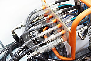 Hoses of hydraulic machine