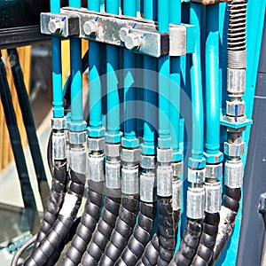 Hoses of hydraulic machine