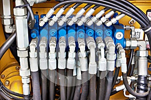 Hoses of hydraulic machine