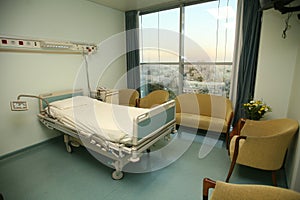 Hospital bed bedroom