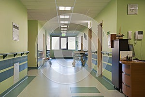 Hospital corridor