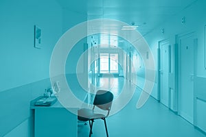 Hospital corridor - Health care and medicine theme