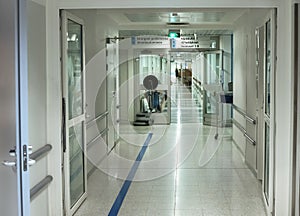 Hospital corridor