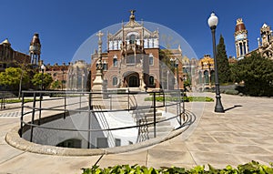 Hospital de Sant Pau in Barcelona, Spain - A UNESCO World Heritage Site. photo