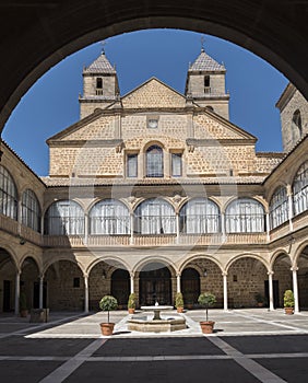 Hospital de Santiago Courtyard in ÃÅ¡beda Cultural heritage of photo