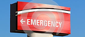 Hospital Emergency Room Sign