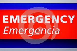 Hospital Emergency sign photo