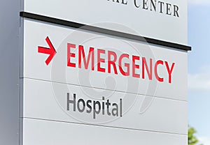 Hospital Emergency Sign