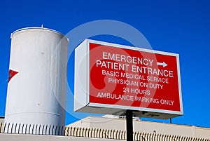 Hospital Emergency Signage