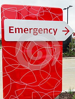 Hospital energency sign