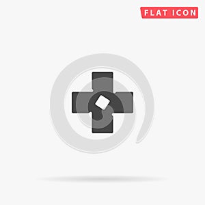 Hospital flat vector icon