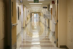 Nemocnice chodba 
