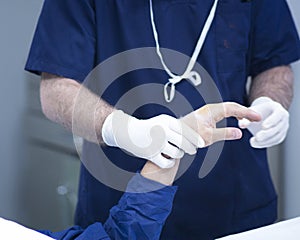 Hospital hand surgery orthopedics operation