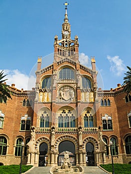 Hospital of the Holy Cross and Saint Paul , Barcelona, Spain.