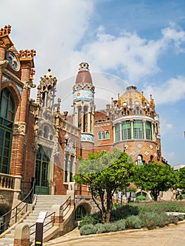 Hospital of the Holy Cross and Saint Paul , Barcelona, Spain.